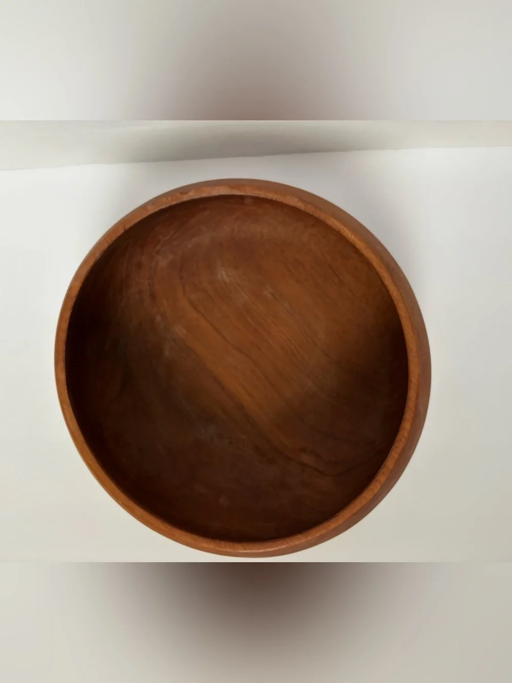 Vintage Mid-Century Modern Teak Salad Bowl Set with Matching Utensils